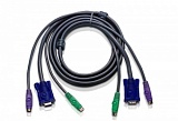 КВМ-кабель с интерфейсами PS/2, VGA (6м)