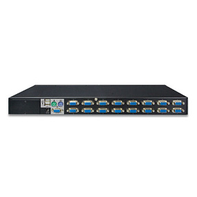 16-портовый комбинированный KVM переключатель Planet KVM-210-16