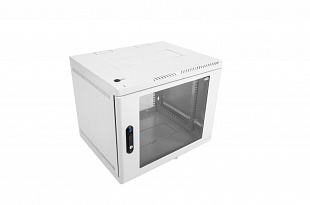 Шкаф телекоммуникационный настенный 12U (600х300) дверь стекло от компании Гринпоинт