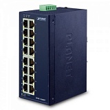 Промышленный 16-портовый 10 / 100TX Fast Ethernet Switch Planet ISW-1600T