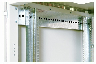 Шкаф телекоммуникационный напольный 18U (600x600) дверь стекло от компании Гринпоинт