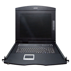 16-портовый комбинированный VGA LCD KVM переключатель Planet 17" KVM-210-16M