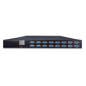 16-портовый комбинированный VGA LCD KVM переключатель Planet 17" KVM-210-16M